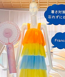 「フレ ハンディファン」とお出かけナナちゃん（Francfranc）の写真